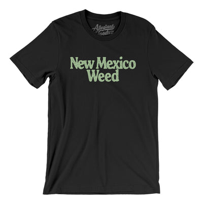 New Mexico Weed Men/Unisex T-Shirt-Black-Allegiant Goods Co. Vintage Sports Apparel