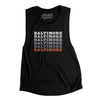 Baltimore Repeat Women's Flowey Scoopneck Muscle Tank-Black-Allegiant Goods Co. Vintage Sports Apparel