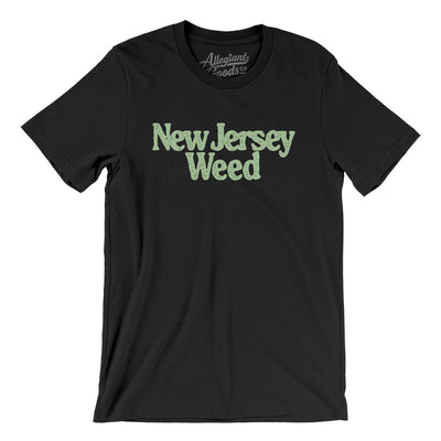 New Jersey Weed Men/Unisex T-Shirt-Black-Allegiant Goods Co. Vintage Sports Apparel