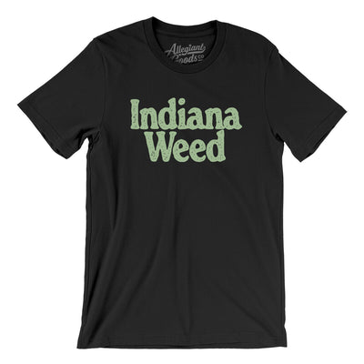 Indiana Weed Men/Unisex T-Shirt-Black-Allegiant Goods Co. Vintage Sports Apparel