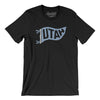 Utah Pennant Men/Unisex T-Shirt-Black-Allegiant Goods Co. Vintage Sports Apparel