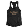 San Diego Beer Women's Racerback Tank-Black-Allegiant Goods Co. Vintage Sports Apparel