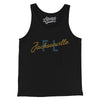 Jacksonville Fl Overprinted Men/Unisex Tank Top-Black-Allegiant Goods Co. Vintage Sports Apparel