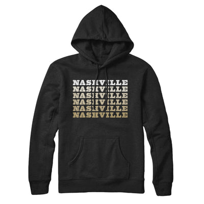 Nashville Repeat Hoodie-Black-Allegiant Goods Co. Vintage Sports Apparel