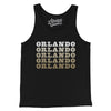 Orlando Repeat Men/Unisex Tank Top-Black-Allegiant Goods Co. Vintage Sports Apparel