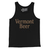 Vermont Beer Men/Unisex Tank Top-Black-Allegiant Goods Co. Vintage Sports Apparel