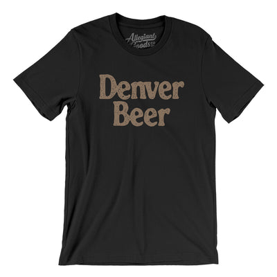 Denver Beer Men/Unisex T-Shirt-Black-Allegiant Goods Co. Vintage Sports Apparel