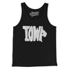 Iowa State Shape Text Men/Unisex Tank Top-Black-Allegiant Goods Co. Vintage Sports Apparel