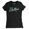 Dallas Tx Overprinted Women's T-Shirt-Black-Allegiant Goods Co. Vintage Sports Apparel