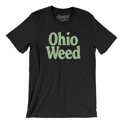 Ohio Weed Men/Unisex T-Shirt-Black-Allegiant Goods Co. Vintage Sports Apparel