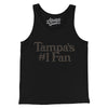 Tampa's Number 1 Fan Men/Unisex Tank Top-Black-Allegiant Goods Co. Vintage Sports Apparel