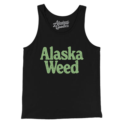 Alaska Weed Men/Unisex Tank Top-Black-Allegiant Goods Co. Vintage Sports Apparel