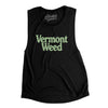 Vermont Weed Women's Flowey Scoopneck Muscle Tank-Black-Allegiant Goods Co. Vintage Sports Apparel