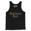 Baltimore Beer Men/Unisex Tank Top-Black-Allegiant Goods Co. Vintage Sports Apparel