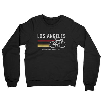  Vintage Los Angeles White Text Apparel Sweatshirt