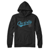 Charlotte Vintage Script Hoodie-Black-Allegiant Goods Co. Vintage Sports Apparel