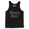 Illinois Beer Men/Unisex Tank Top-Black-Allegiant Goods Co. Vintage Sports Apparel