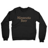 Minnesota Beer Midweight French Terry Crewneck Sweatshirt-Black-Allegiant Goods Co. Vintage Sports Apparel