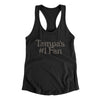 Tampa's Number 1 Fan Women's Racerback Tank-Black-Allegiant Goods Co. Vintage Sports Apparel