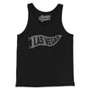 Las Vegas Pennant Men/Unisex Tank Top-Black-Allegiant Goods Co. Vintage Sports Apparel