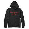 Portland's Number 1 Fan Hoodie-Black-Allegiant Goods Co. Vintage Sports Apparel