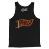 Philly Pennant Men/Unisex Tank Top-Black-Allegiant Goods Co. Vintage Sports Apparel