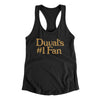 Duval's Number 1 Fan Women's Racerback Tank-Black-Allegiant Goods Co. Vintage Sports Apparel