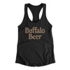 Buffalo Beer Women's Racerback Tank-Black-Allegiant Goods Co. Vintage Sports Apparel