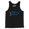 Orlando Pennant Men/Unisex Tank Top-Black-Allegiant Goods Co. Vintage Sports Apparel