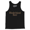 Rhode Island Beer Men/Unisex Tank Top-Black-Allegiant Goods Co. Vintage Sports Apparel