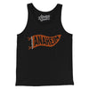 Anaheim Pennant Men/Unisex Tank Top-Black-Allegiant Goods Co. Vintage Sports Apparel