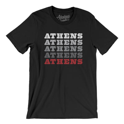 Athens Repeat Men/Unisex T-Shirt-Black-Allegiant Goods Co. Vintage Sports Apparel