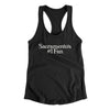 Sacramento's Number 1 Fan Women's Racerback Tank-Black-Allegiant Goods Co. Vintage Sports Apparel