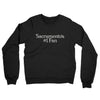 Sacramento's Number 1 Fan Midweight French Terry Crewneck Sweatshirt-Black-Allegiant Goods Co. Vintage Sports Apparel