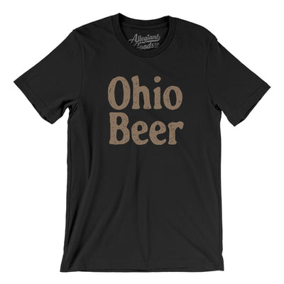 Ohio Beer Men/Unisex T-Shirt-Black-Allegiant Goods Co. Vintage Sports Apparel