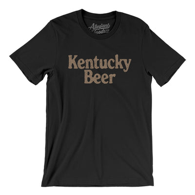 Kentucky Beer Men/Unisex T-Shirt-Black-Allegiant Goods Co. Vintage Sports Apparel