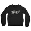 Chicago Pennant Midweight French Terry Crewneck Sweatshirt-Black-Allegiant Goods Co. Vintage Sports Apparel