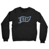 Utah Pennant Midweight French Terry Crewneck Sweatshirt-Black-Allegiant Goods Co. Vintage Sports Apparel