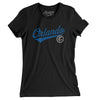 Orlando Vintage Script Women's T-Shirt-Black-Allegiant Goods Co. Vintage Sports Apparel