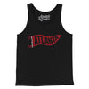 Atlanta Pennant Men/Unisex Tank Top-Black-Allegiant Goods Co. Vintage Sports Apparel