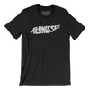 Tennessee State Shape Text Men/Unisex T-Shirt-Black-Allegiant Goods Co. Vintage Sports Apparel