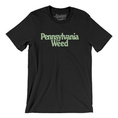 Pennsylvania Weed Men/Unisex T-Shirt-Black-Allegiant Goods Co. Vintage Sports Apparel