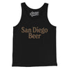 San Diego Beer Men/Unisex Tank Top-Black-Allegiant Goods Co. Vintage Sports Apparel