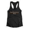 San Francisco Beer Women's Racerback Tank-Black-Allegiant Goods Co. Vintage Sports Apparel