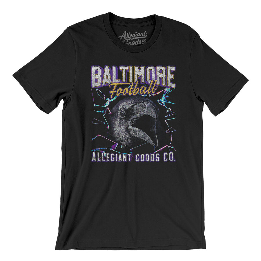 Baltimore Football Throwback Mascot Men/Unisex T-Shirt - Allegiant Goods Co.