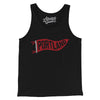 Portland Pennant Men/Unisex Tank Top-Black-Allegiant Goods Co. Vintage Sports Apparel