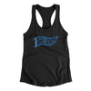 Orlando Pennant Women's Racerback Tank-Black-Allegiant Goods Co. Vintage Sports Apparel