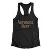 Vermont Beer Women's Racerback Tank-Black-Allegiant Goods Co. Vintage Sports Apparel