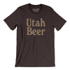 Utah Beer Men/Unisex T-Shirt-Brown-Allegiant Goods Co. Vintage Sports Apparel