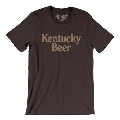 Kentucky Beer Men/Unisex T-Shirt-Brown-Allegiant Goods Co. Vintage Sports Apparel